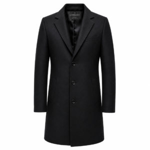 Italian Tailored Wool Coat – Premium Luxury Overcoat for Men